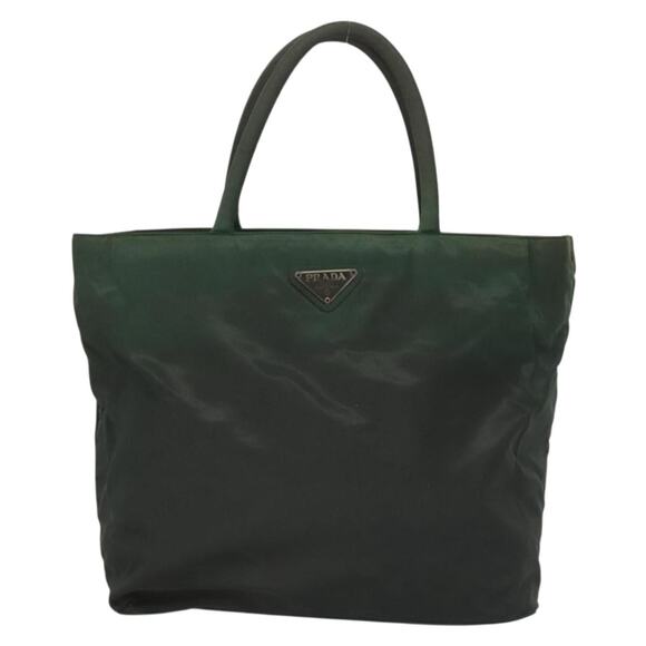 PRADA Tote Bag Nylon Green - Picture 2 of 9